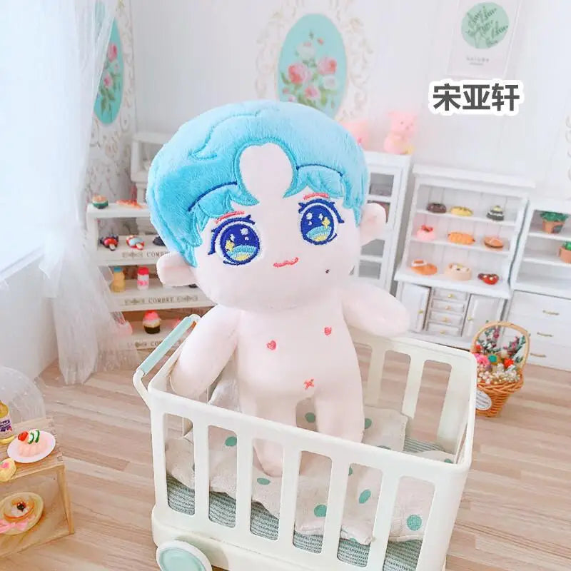 20cm IDol Doll Star Plush Cotton Dolls Cute Stuffed Plushies Figure Dolls Toys Fans Collection Children Gifts