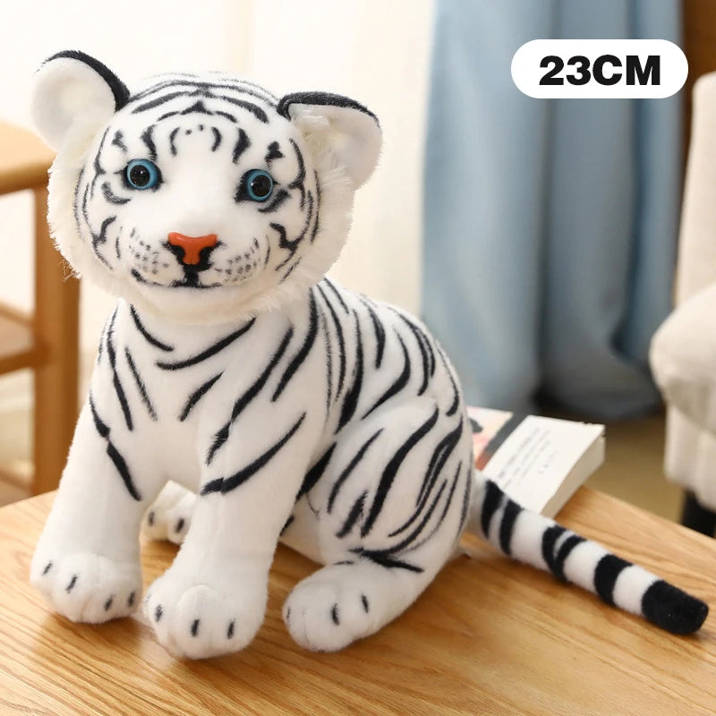 Cute Lion Tiger Doll Plush Toy Stuffed Toys Kawaii Plushies Dolls Pillow Simulation Animals Toys for Children Home Decoration