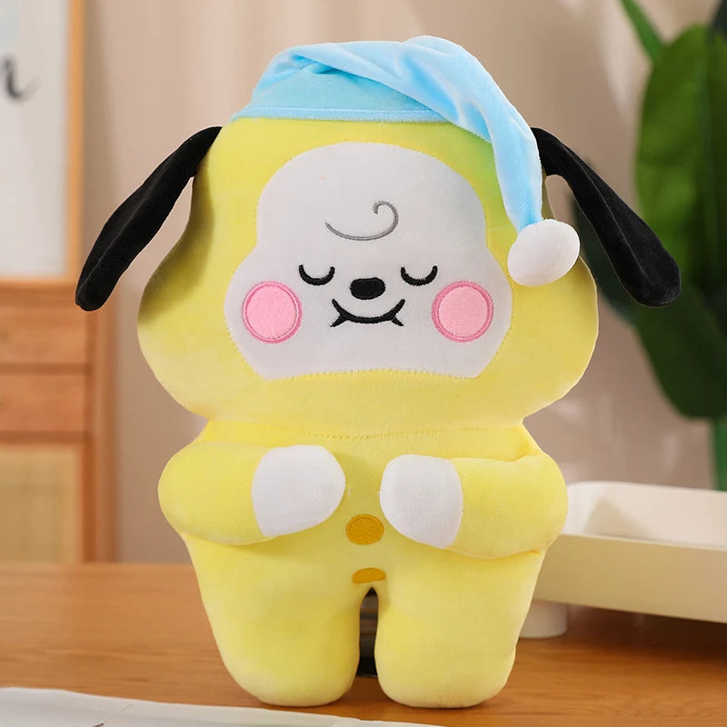 Kawaii Miniso Kpop Star Plush Toys Bangtan Boys Stuffed Doll Animal Chimmy Cooky RJ Doll Birthday Fans Support Gift For Girl