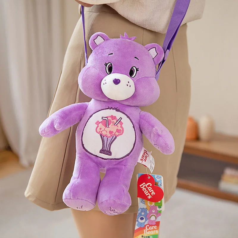 MINISO BDAY Care Bears Plush Toys Teddy Bear Stuffed Doll Lovely Anime Rainbow Bears Peluche Toy Kawaii Room Decor Gift For Kid