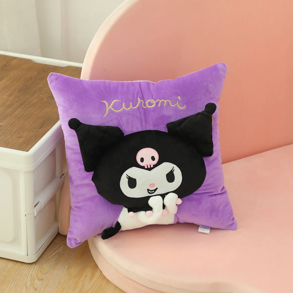 Lovely Sanrio Kuromi My Melody Hello Kitty Hangyodon Plush Pillow Melody Hello Kitty Pillow blanket Gifts For Girl