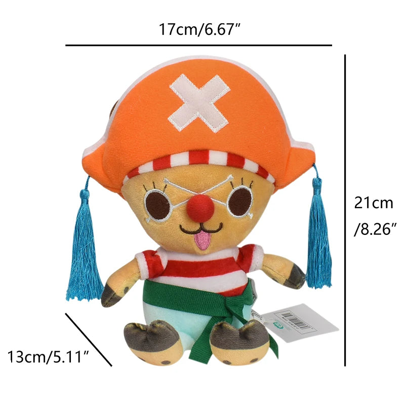 Monkey·D·Luffy Trafalgar D Water Law Tony Tony Chopper Luffy Plush Toy, Peluche Dolls Stuffed Figure for Kids Gift