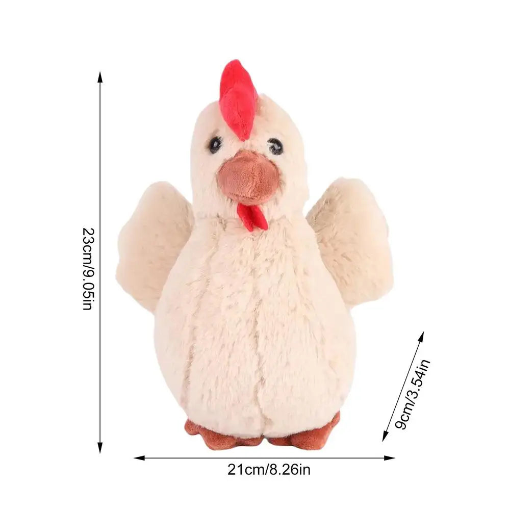 Stuffed Chicken Plush Toy Funny Chick Doll Plushie Pillow Cute Chick Plushie Toy Cartoon Stuffed Animal Toy Decoration For Home