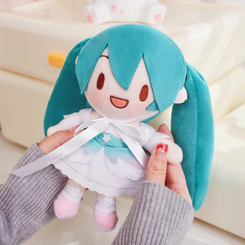 20cm Hatsune Miku Fufu Doll Cartoon Stuffed Anime Cartoon Girl Collect Japanese Style Plushies Cute Plush Toy Gifts Girl Kids