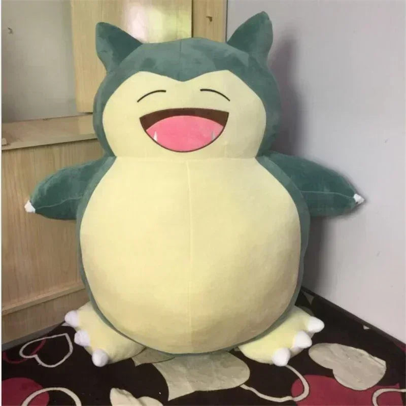 200cm Giant Snorlax Skin Plush Toy Cover Anime Pocket Plushies Pillow Cartoon Soft  Case with Zipper Peluche Children Home