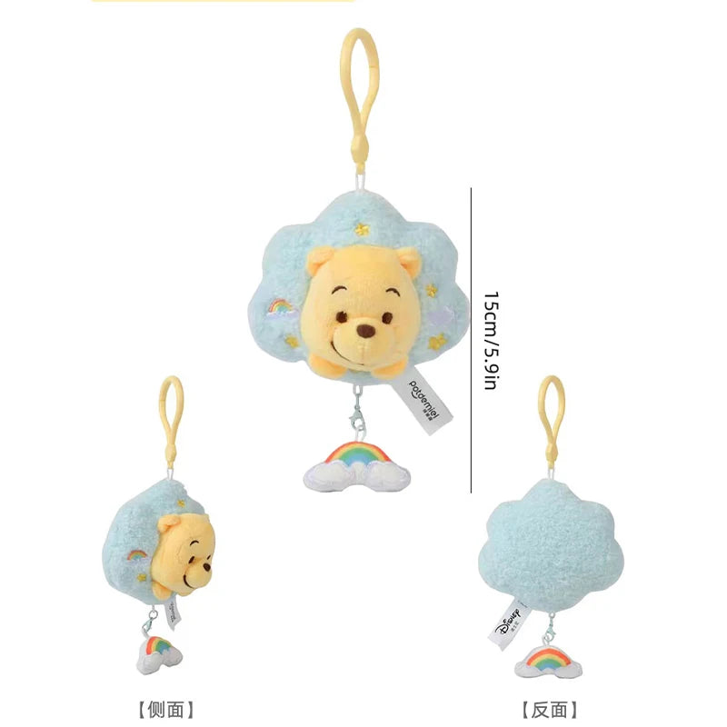 Disney Winnie the Pooh piglet Plush Toy Anime Cartoon & Cute Doll keyring Children's Toy Backpack Pendant Birthday Present