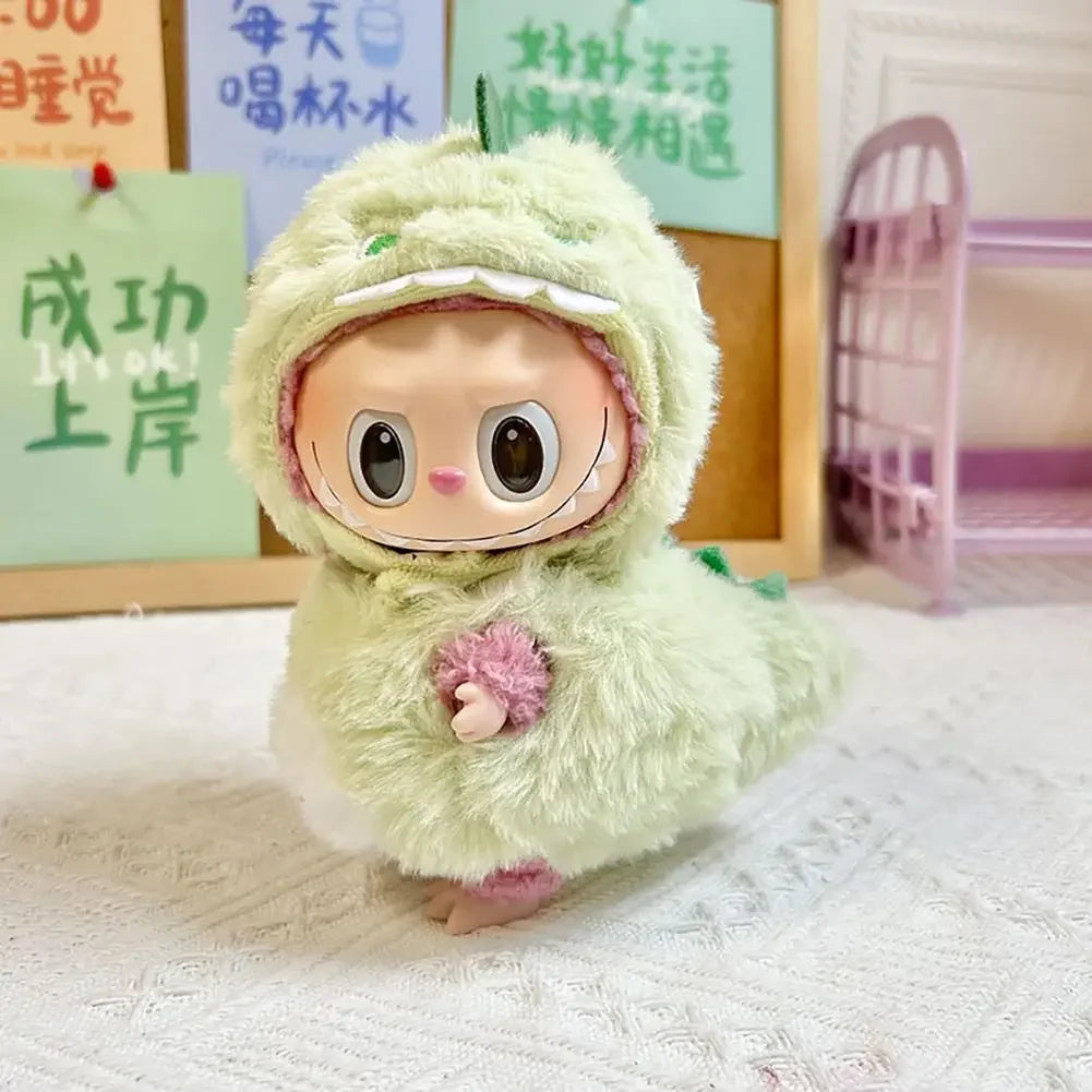 For 17cm Labubu Doll Clothes Accessories Cute Decoration Little Clothes