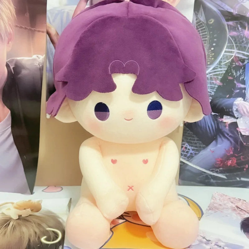 40cm Naked Zayne/Rafayel Plush Cotton Doll Cute Idol Stuffed Super Star Figure Doll Can Change Clothes Gift Love And Deepspace