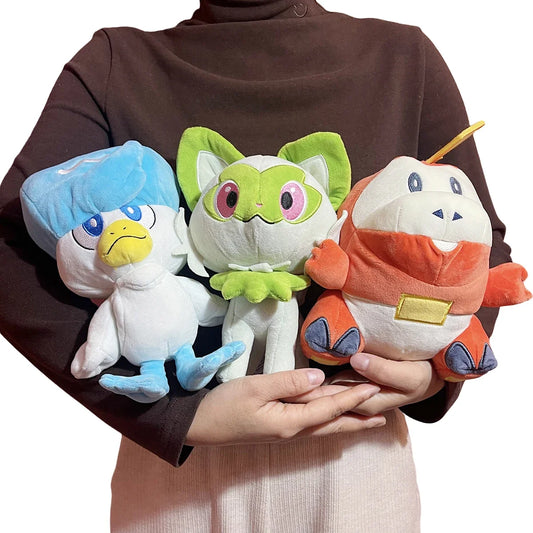 Pokemon Sprigatito Meowscarada Plush Koraidon Gengar Doll Stuffed Toy Charizard Fuecoco Peluche Evolution Floragato Kawaii Gifts