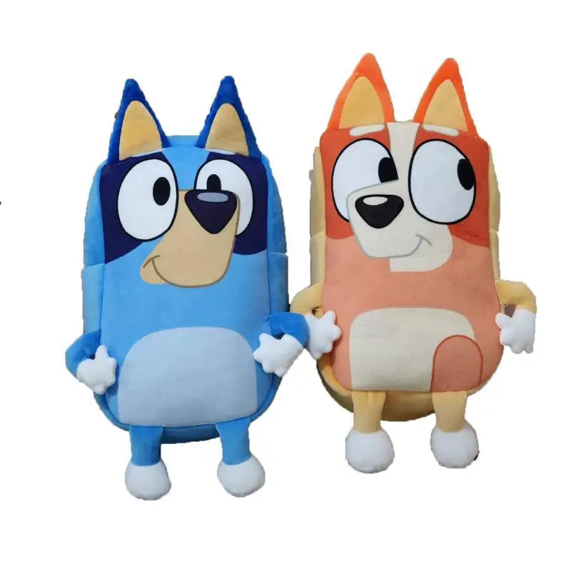 Bluey And Bingo Plush Backpack Anime Figure Muffin Dog Models Cartoon Fashion Mini Schoolbag Storage Bag Gift For Children