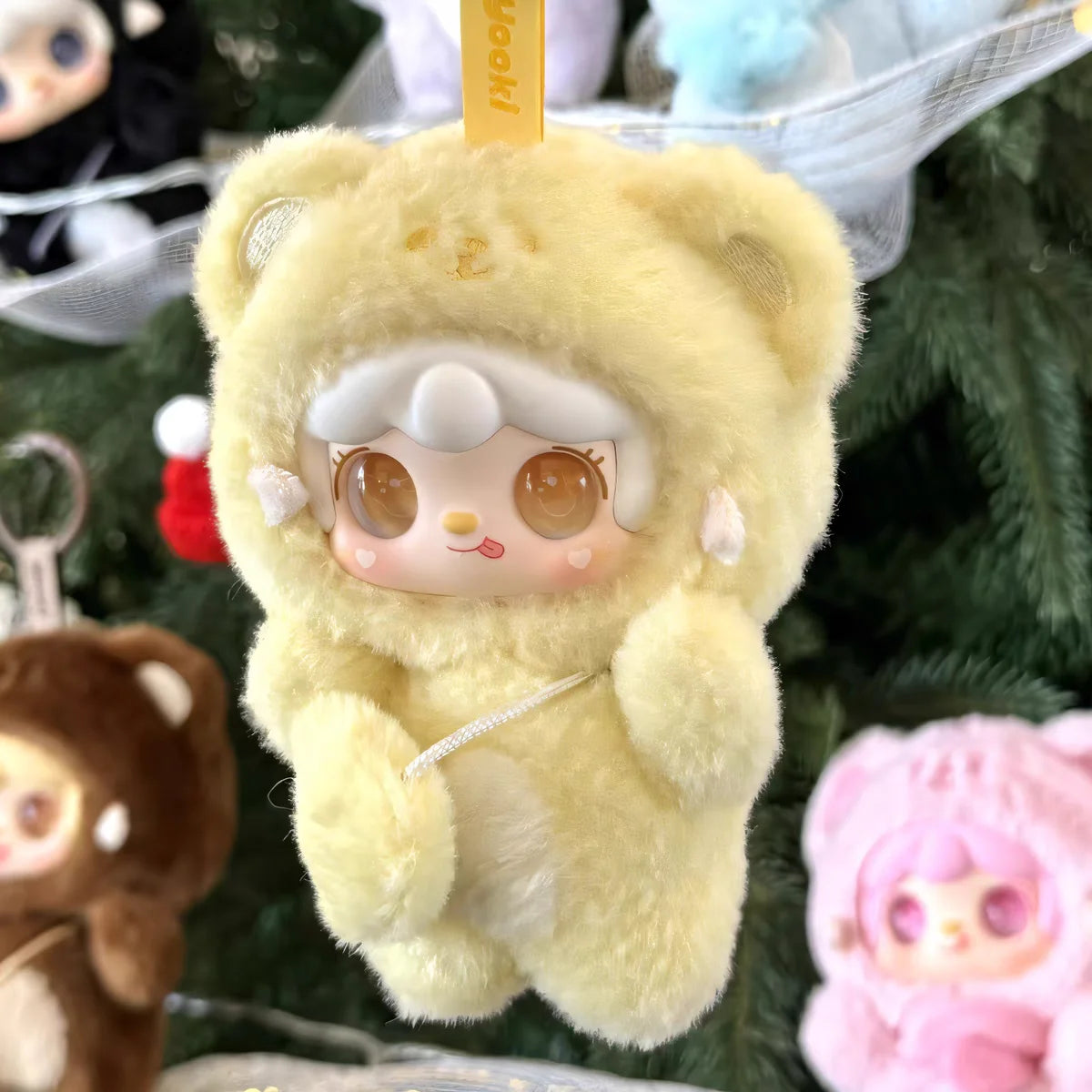 Hot Yooki V4 10cm Pendant Gen Bite Bear Series Vinyl Mini Blind Box Cute Decor Collection Figurine Kid Bestie Girl New Year Toys