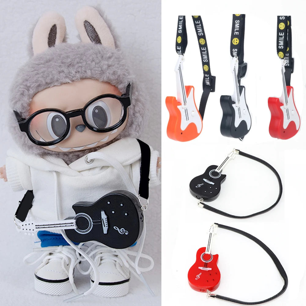 20cm/15cm Cotton Doll Accessories Guitar BJD Doll Ob11 for labubu Doll Clothing Accessories Decoration