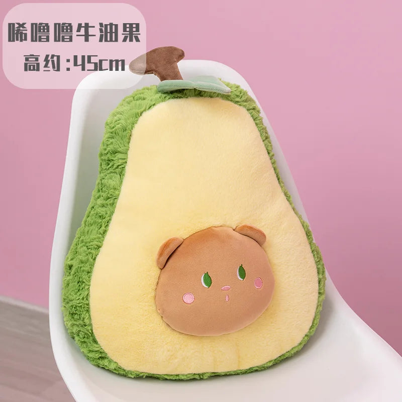 45CM Bear&Pig&Rabbit Cosplay Avocado Blueberry Peach Stuffed Plush Toy Fruit Cushion Pillow Soft Plush Doll Kids Birthday Gift