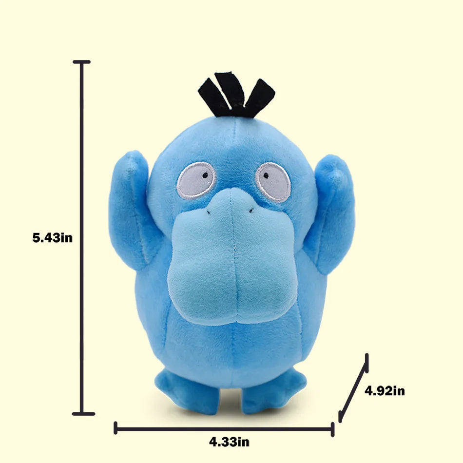 Shiny Psyduck Anime Pokemon Plush Toys Blue Peluches Soft Stuffed Cartoon Doll Decoration Kids Gifts pokemon plush