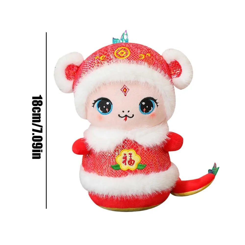 Year Of The Snake Doll Lion Dance Snake Plushie Stuffed Snake Plush New Year Decorations Soft Stuffed Animal Snake For Living