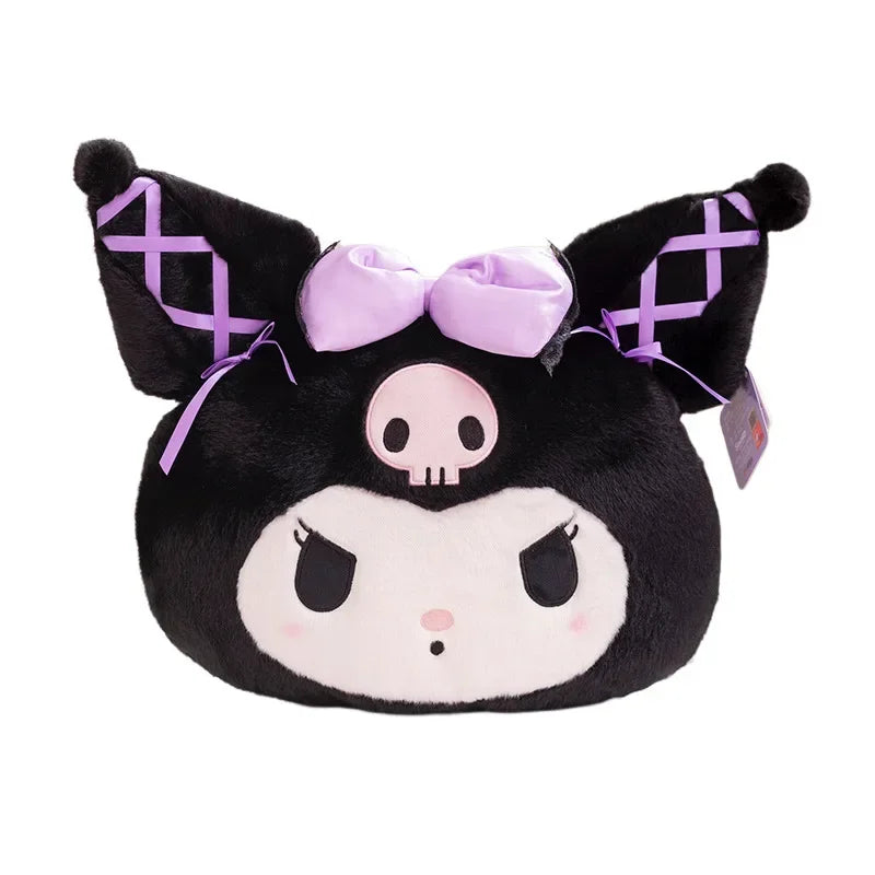 Sanrio My Melody Kuromi Plush Doy Toy Cartoon Car Seat Headrest Chair Neck Pillow Cushion Decoration Sanrio Girls Toys Gifts