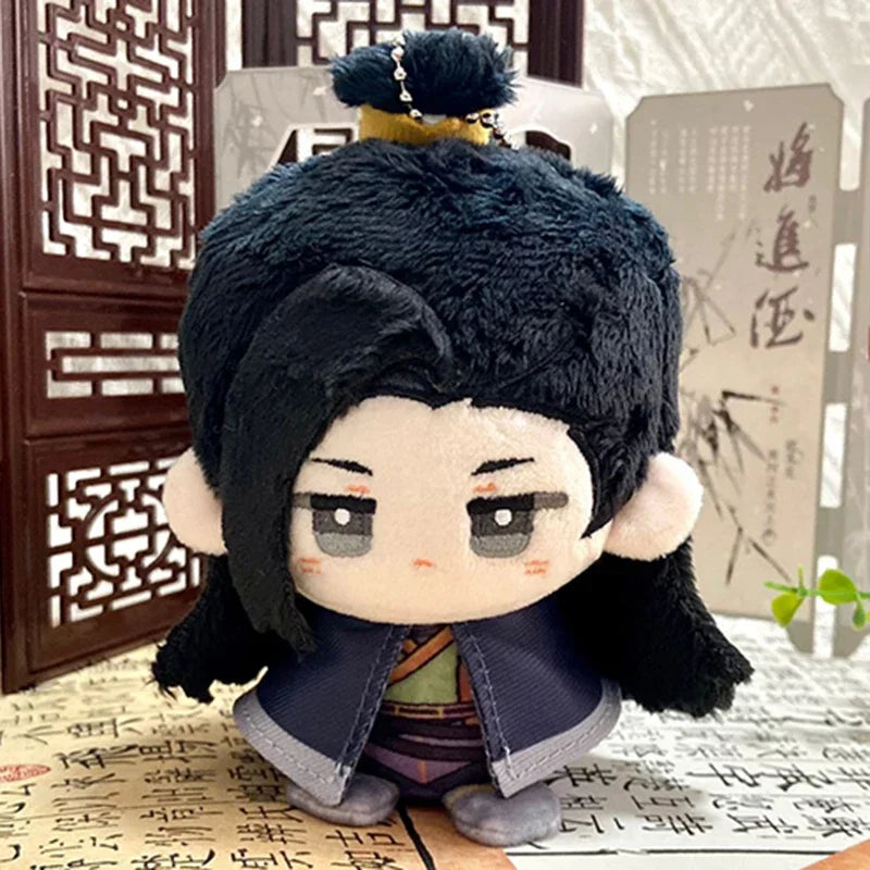 Heaven Officials Blessing Anime Figure Hua Cheng Xie Lian Plush Doll Kawaii Sitting Posture Q Vesion Pendant Stuffed Toy Gift