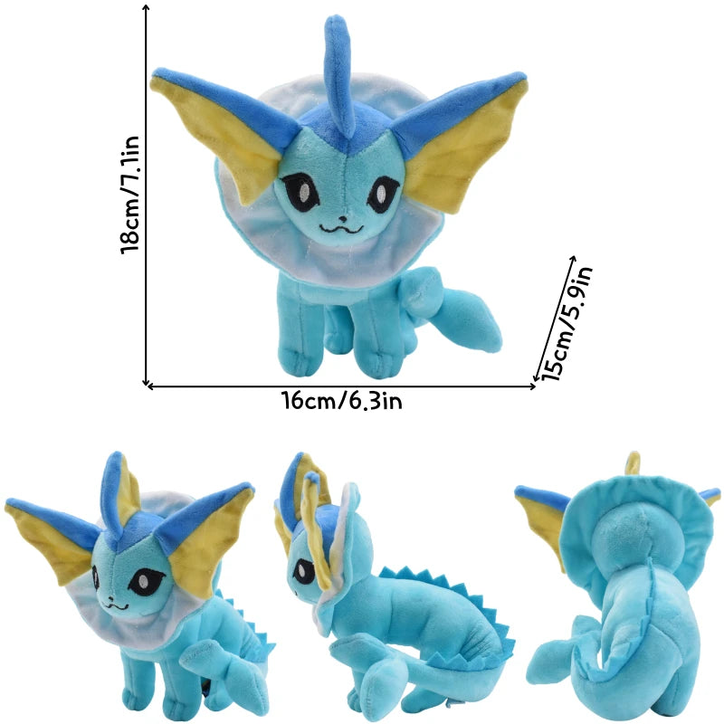 Pokemon Shiny Eevee Sylveon Flareon Vaporeon Espeon Umbreon Leafeon Glaceon Jolteon Plush Toys Cute Stuffed Peluche Dolls