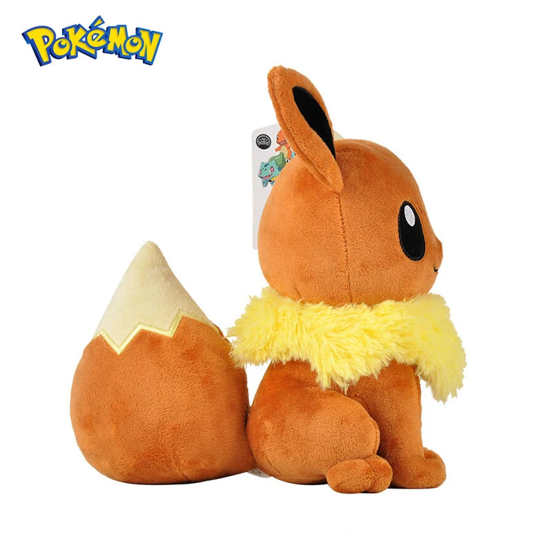 Pokemon Kawaii Eevee Stuffed Toys Cartoon&Cute Fox Plush Dolls Throw Pillow Birthday Gift  For Kids Friends Boys