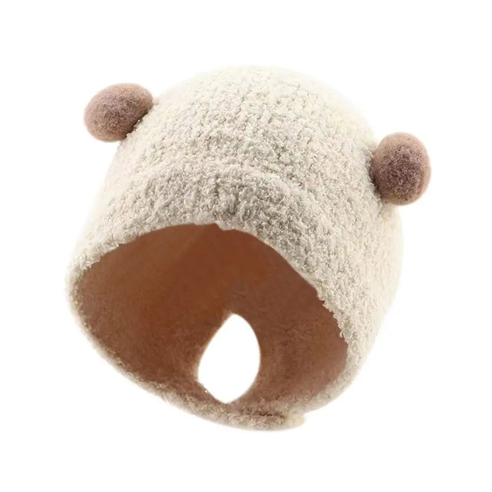 Plush Hat Warm Autumn Winter Hats Hip Hop Soft Warmer Bonnet Pullover Cap Skullies Cap Newborn Cap Newborn Toddler