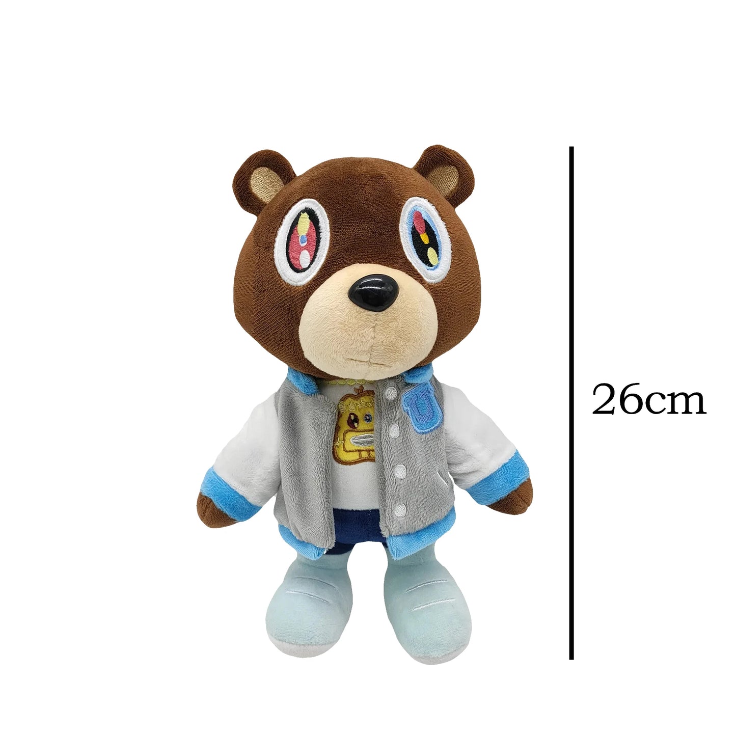 30cm Kawaii Kanye Dropout Bear Teddy Bear Plush Toys Kanye West Graduation Soft Stuffed Home Room Decor Birthday Gift