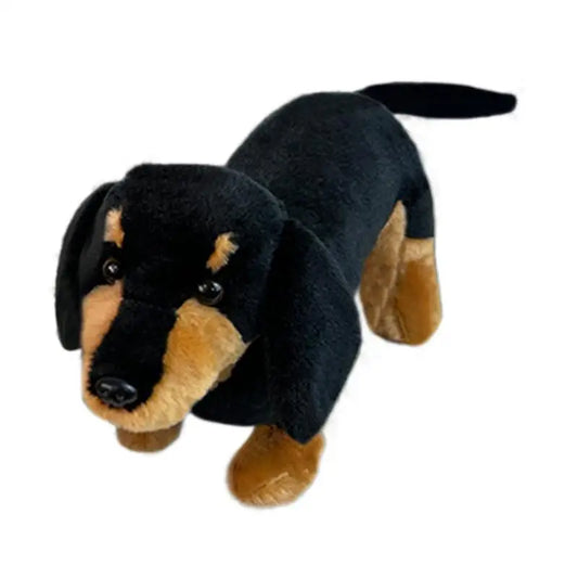 25cm Simulation Dachshund Dog Plush Toys Soft Stuffed Animals Doll Cartoon Puppy Throw Pillow Kids Birthday parties Gifts