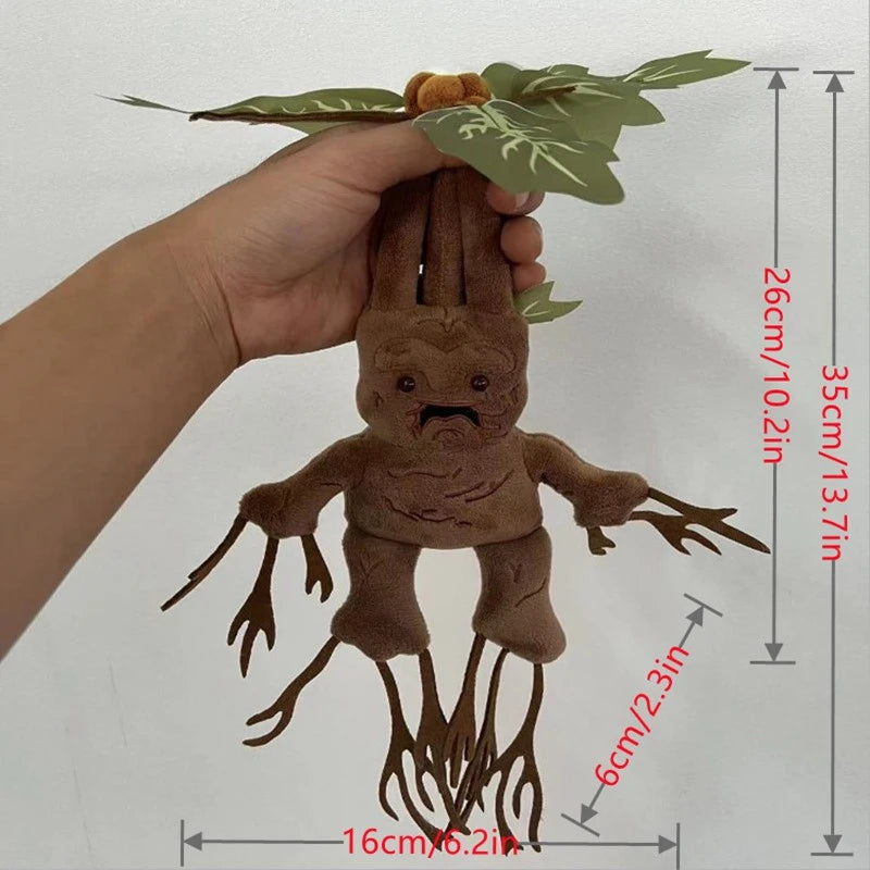 35cm Mandrake Plush Toy Cartoon Soft Stuffed Anime Plush Doll For Kids Birthday Christmas Gift Home Decoration Fans Collect Gift