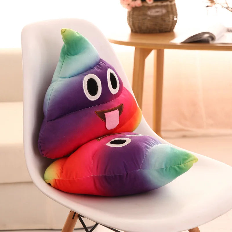 Wholesale cartoon new expression poo plush toys cute funny quirky funny poop cushion