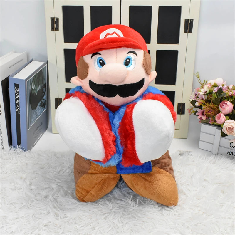 Kawaii Mario Koopa Troopa Yoshi Goombella Plush Toys Cute Anime Koops Princess Peach Mushroom Donkey Kong Stuffed Peluche Dolls