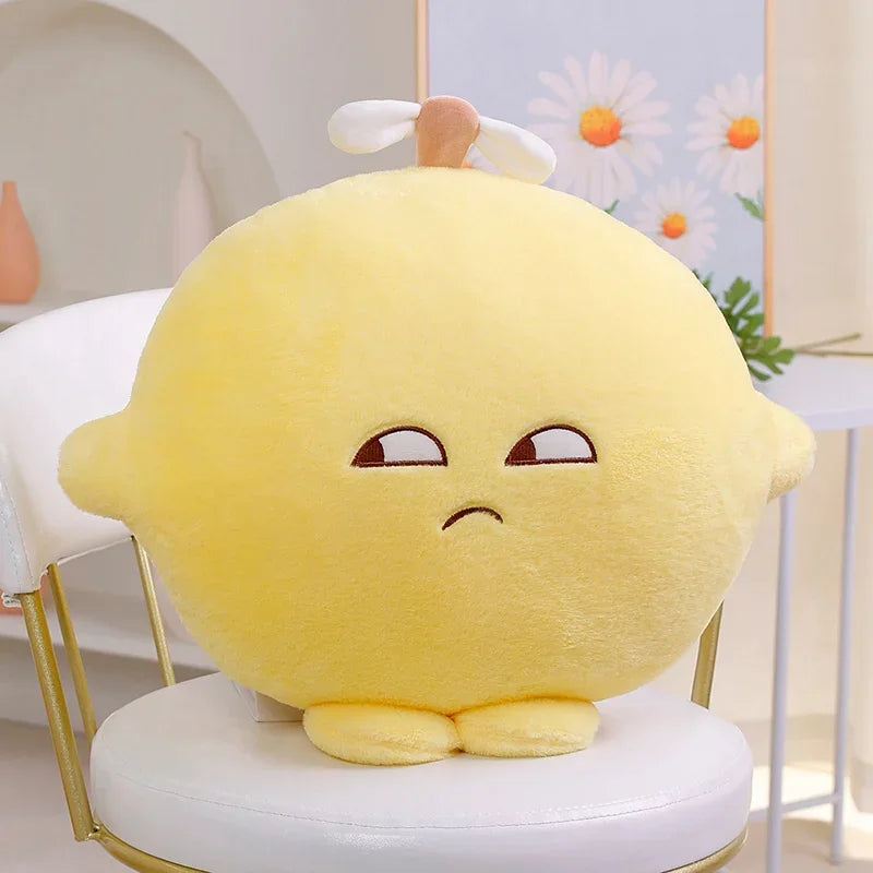 50cm Fun Lemon Pillow Soft Comfortable Cartoon Plush Toys My Boss Same Style Cute Home Dolls Decoration Men Women Birthday Gifts