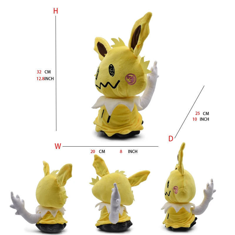 9 Styles Pokemon Plush Toys Mimikyu Cos Umbreon Eevee Sylveon Espeon Vaporeon Leafeon Anime Stuffed Cartoon Peluche Doll 12 Inch