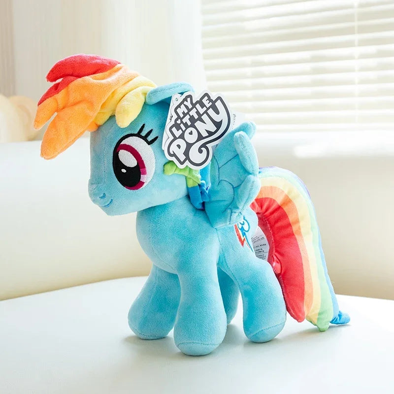 Original 30cm My Little Pony Plush Toy Cute Stuffed Anime Ponies Plushies Fluttershy Rainbow Dash Plushies Doll Gifts Girl