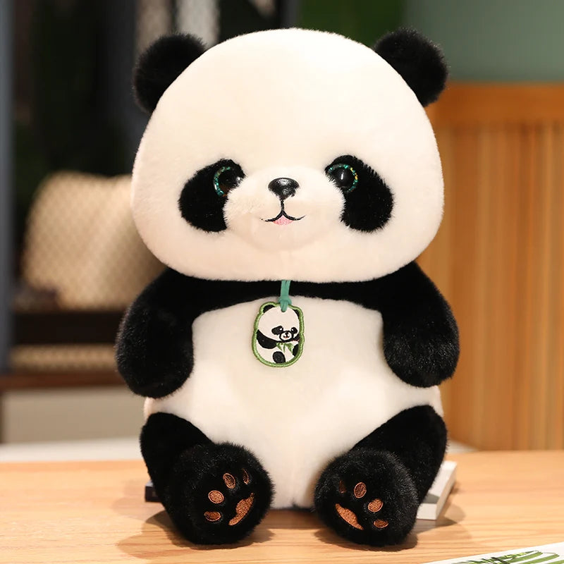 24-50cm Kawaii Panda Plush Toys Soft Cartoon Animal Bear Stuffed Baby Doll Classic Kids Birthday Gifts