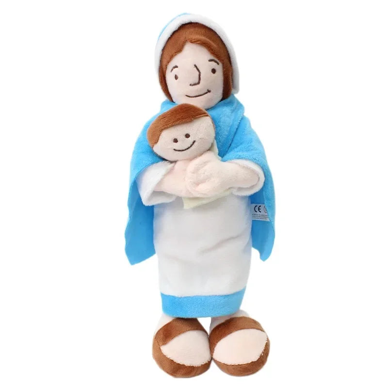 30cm Jesus Doll Plush Religious Figure Christening Religious Easter Christmas Jesus Doll Jesus Plush Doll Toy Birthday Gifts