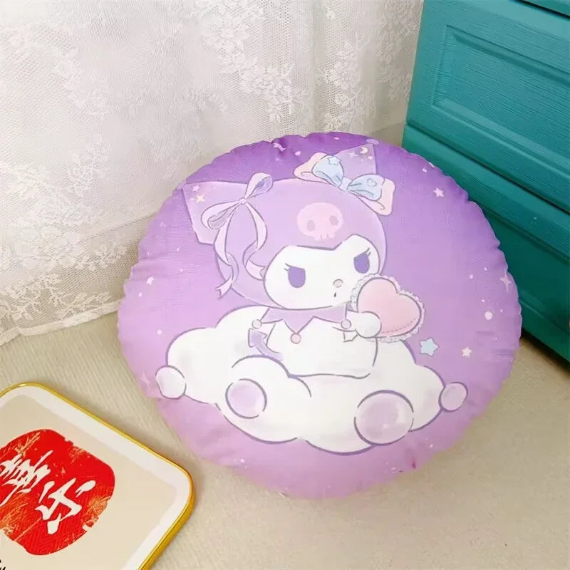 Sanrio Lovely Pillow My Melody Hello Kitty Cartoon Double-sided Printed Pilow Back Cushion Sofa Bed Home Decor Girl Washable