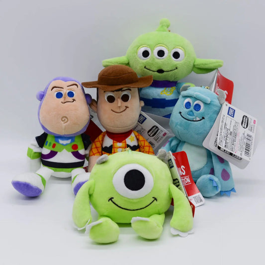 Disney Toy Story 4 Woody Buzz Lightyear Plush Toy Cartoon Anime Stuffed Woody Dolls Keychain Bag Pendant Boys Girls Xmas Gifts