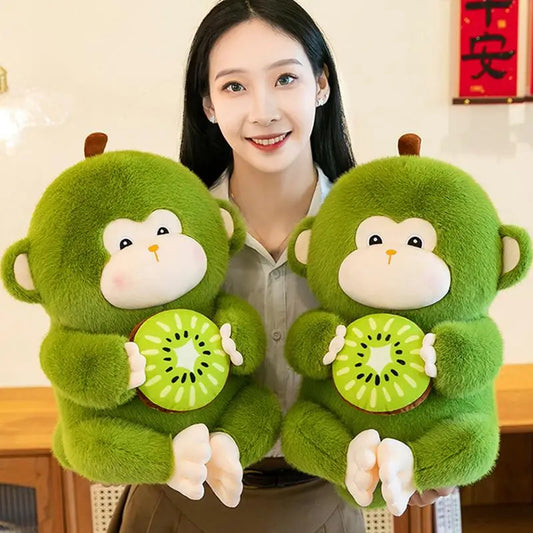 Stuffed Monkey Doll Cute Green Animal Plushie Stuffed Toy 30cm/11.8inch Cartoon Monkey Stuffed Animal Plush Stuffed Plush Toy