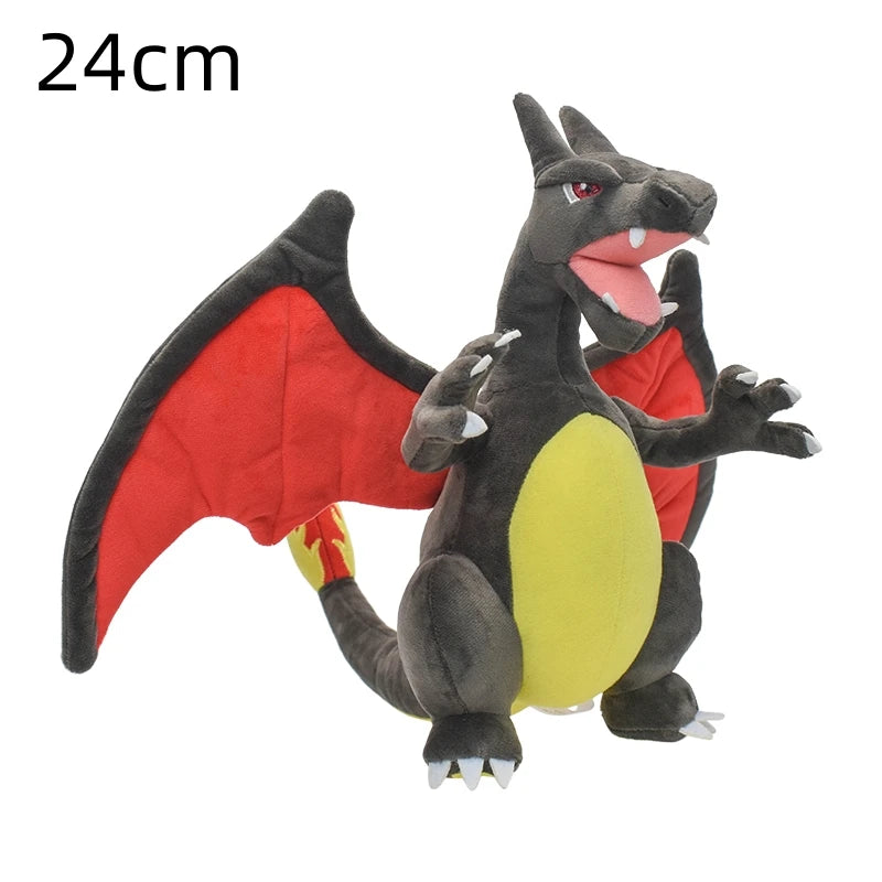 Pokemon Anime Figure Mega Evolution Charizard X Y Plush Toy Kawaii Charmander Stuffed Animal Peluche Doll Festival Gift