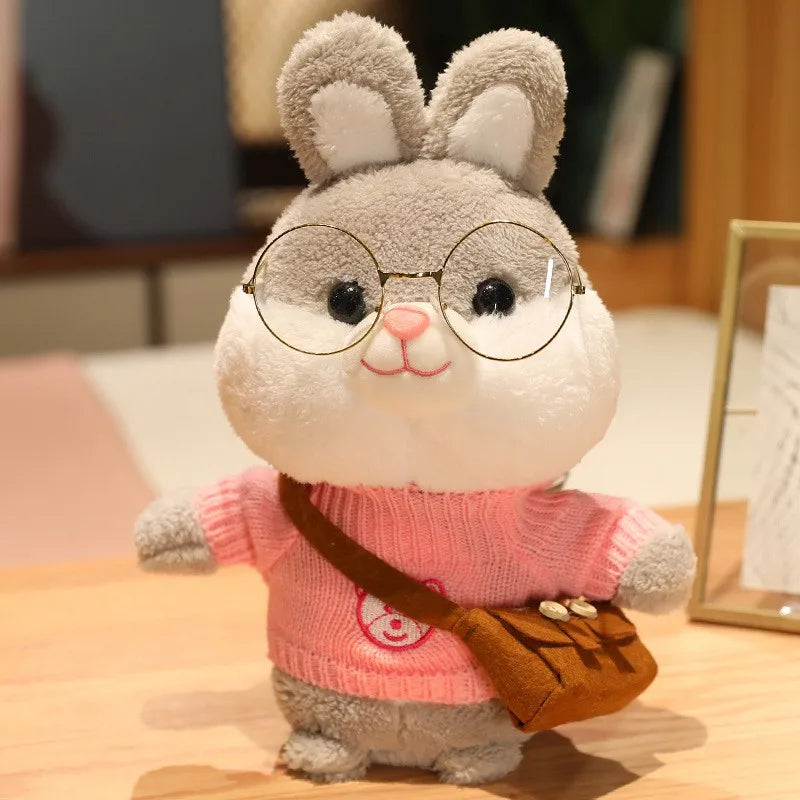 30cm New Cartoon Cute Rabbit Cosplay Dress Up Plush Toys Stuffed Lovely Bunny Dolls Soft Animals for Kids Girls Birthday Gift