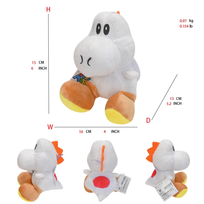 Mario Plush Toys Toad Yoshi Goomba Boo Shy Guy Ice Fire Flower Super Star Poison Piranha Cute Anime Stuffed Cartoon Peluche Doll