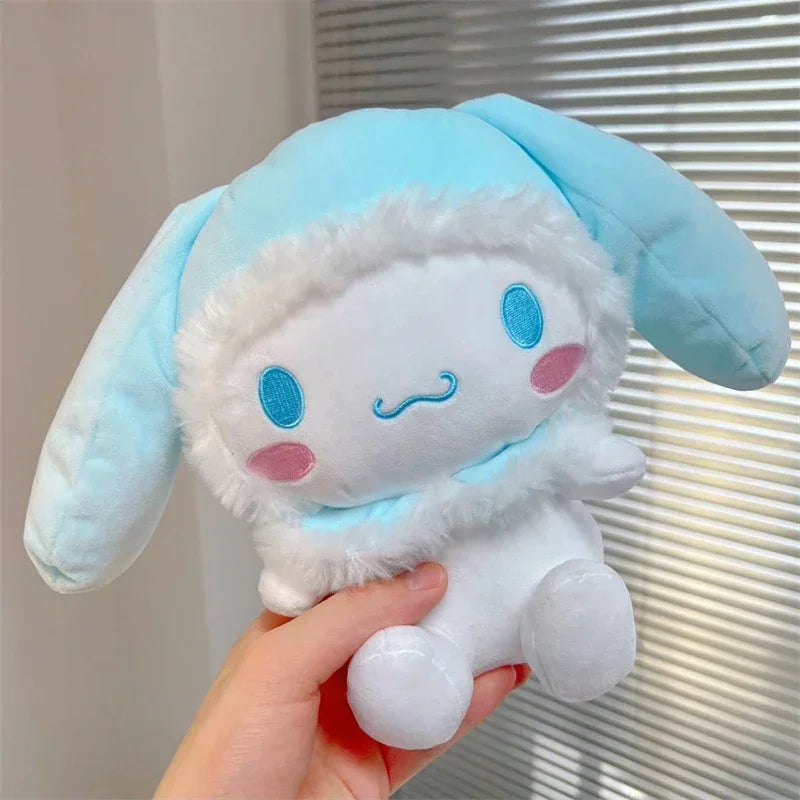 25cm Sanrio Cartoon Anime Peluche Cute Cinnamoroll Stuffed Animal Plush Doll Student Couple Kawaii Girl Gift Plushies