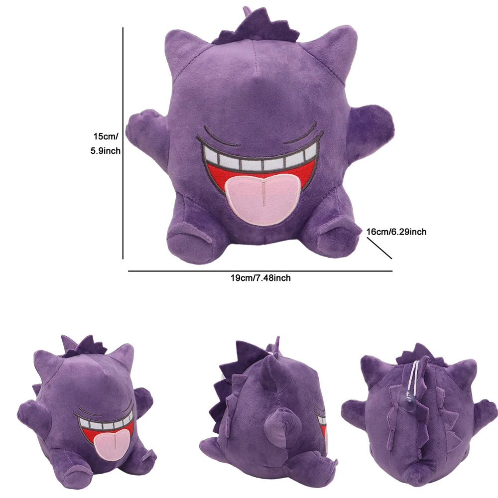 NEW Gengar Pokemon Soft Plush Toy Gengar Stuffed Animal Dolls Cartoon Cute Peluche Christmas Gift