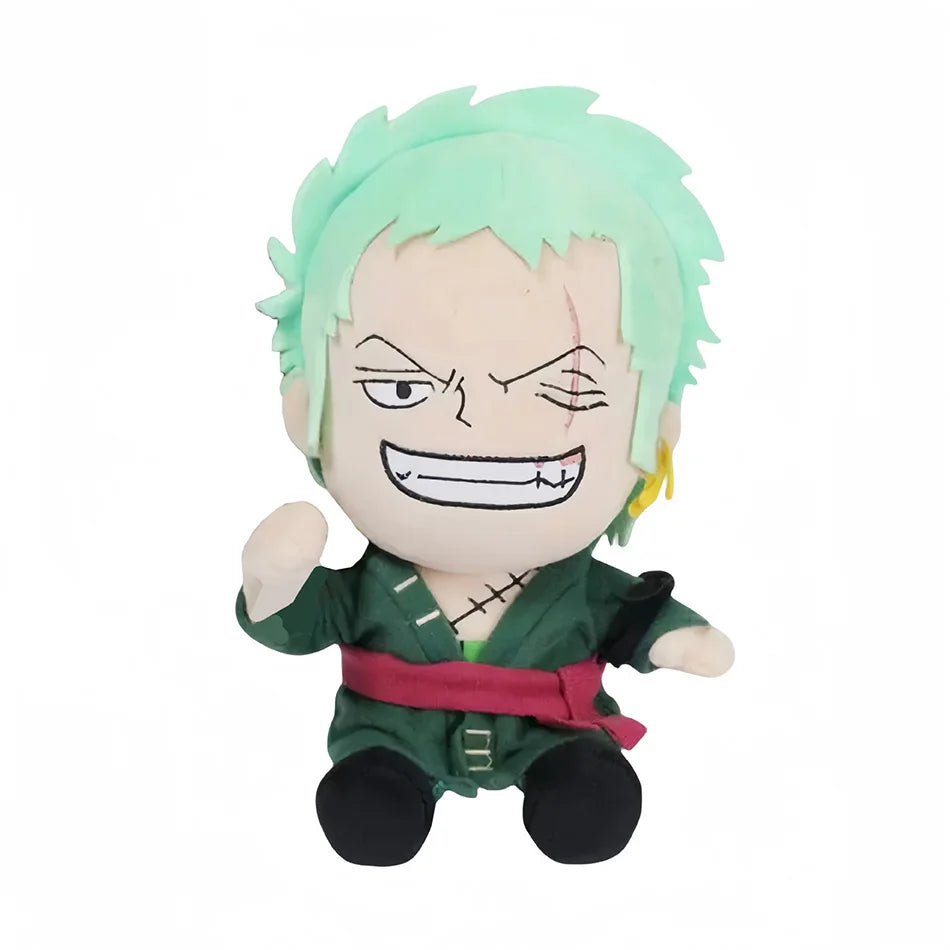 Japanese Anime 25cm One Piece Original Plush Toys CartoonFigure Luffy Chopper Ace Roronoa Zoro Cute Stuffed Doll Kids Xmas Gifts