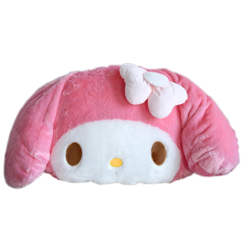 Soft My Melody Plush Toy Big Size Hug Pillow Comfortable Back Cushion Lovely Japanese Style Plushies Sofa Decorative Pillow