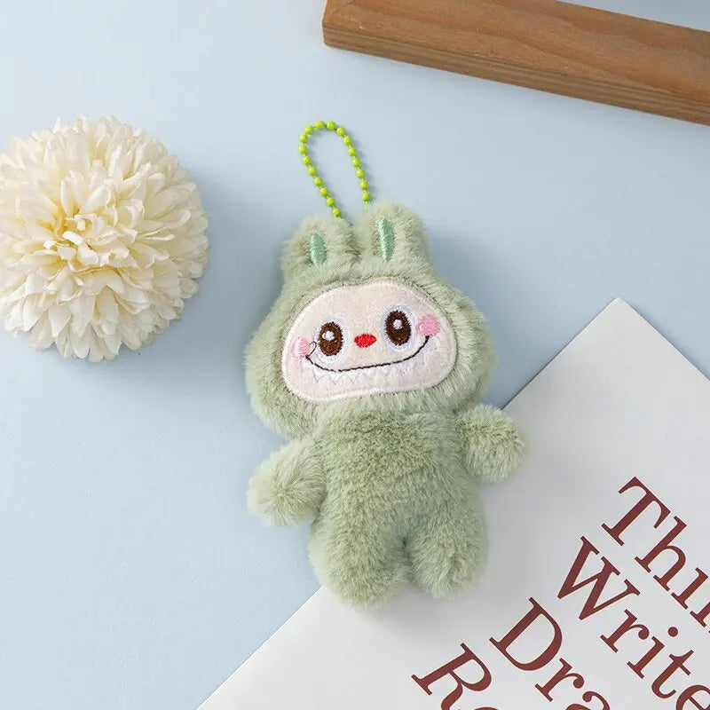 Labubu Cute Doll Pendant Plush Toys Soft Kawaii Stuffed Toy Backpack Accessories Plush Doll Birthday Gift