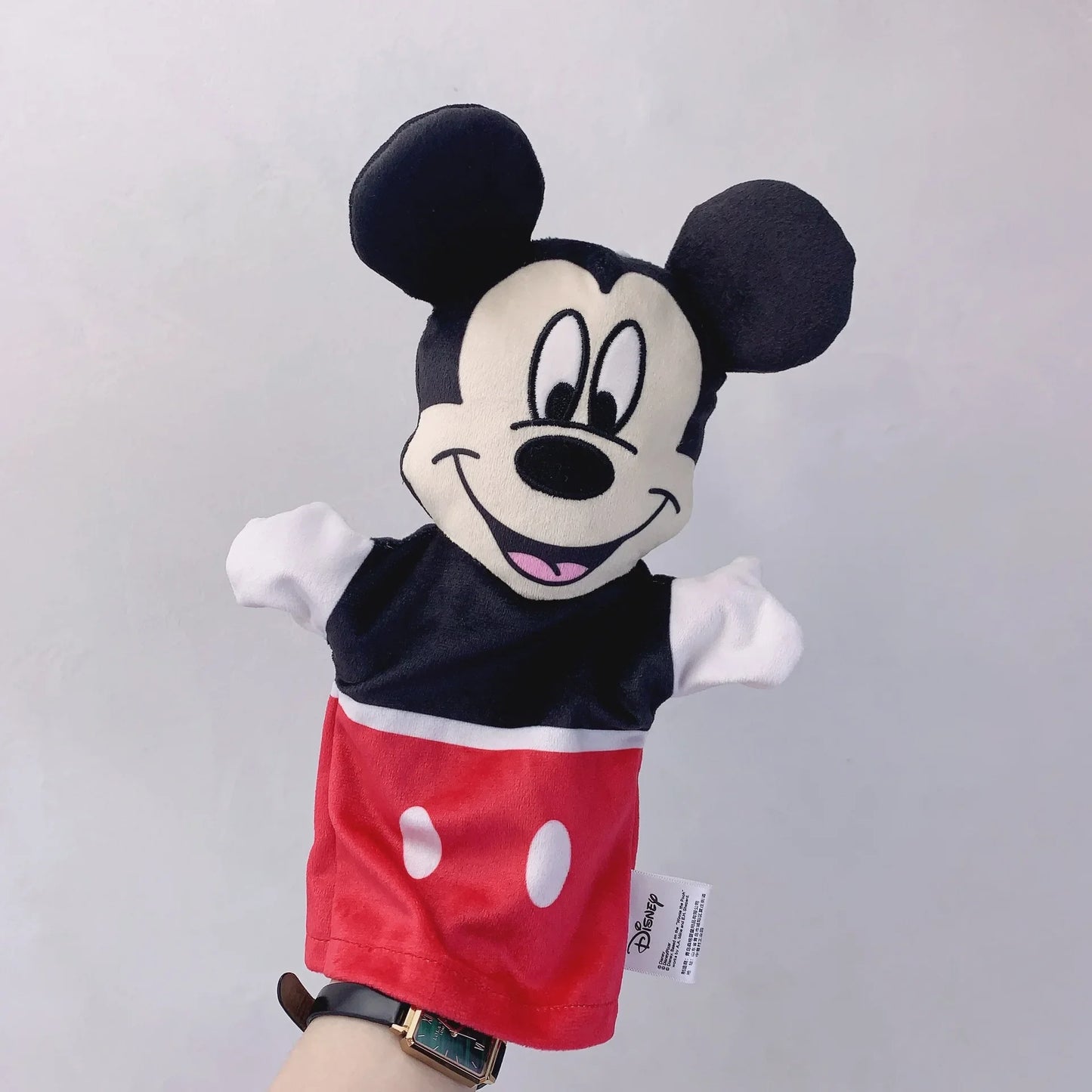 Disney Cartoon Hand Puppet Mickey Mouse Donald Duck Winnie the Pooh Plush Toy Interactive Parent-child Hand Puppet