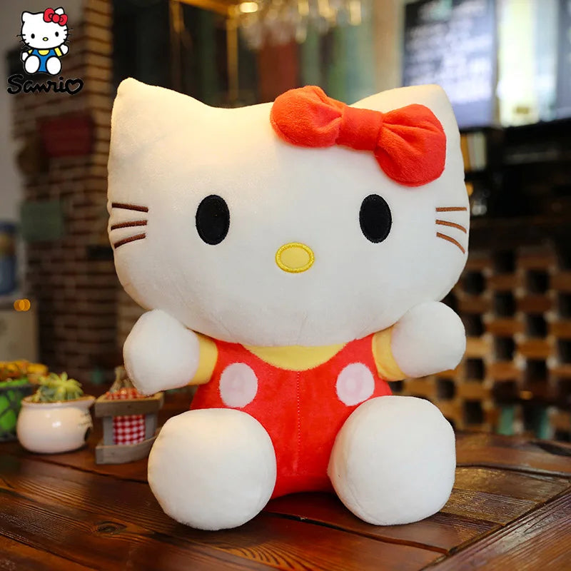 Sanrio Hello Kitty Stuffed Toys Cute Y2k Hello Kitty Plush Toys Pillow Birthday Gifts Plushies Children Dolls For Girl Kids