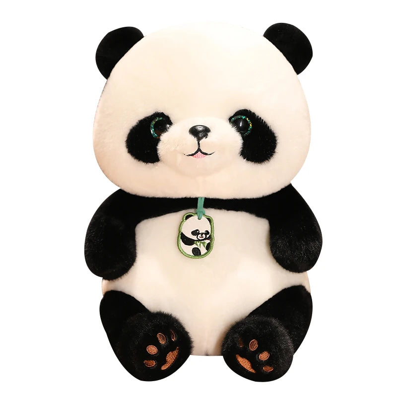 24-50cm Kawaii Panda Plush Toys Soft Cartoon Animal Bear Stuffed Baby Doll Classic Kids Birthday Gifts