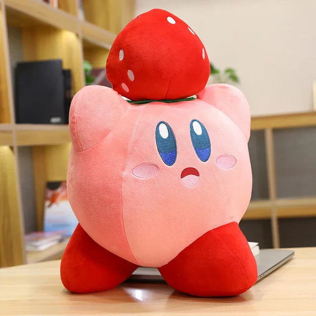 Anime Kirby Plush Toys Kawaii Cute Pink Peluche Cartoon Soft Stuffed Animal Doll Fluffy Pillow Home Room Decor Birthday Gift Kid