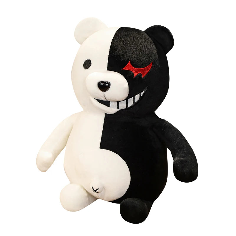 Dangan Ronpa Super Danganronpa 2 Monokuma Black & White Bear Plush Toy Soft Stuffed Animal Dolls Christmas Toy